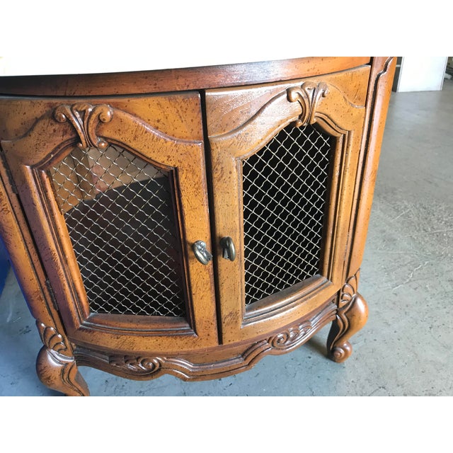 Vintage French Provincial Drum Table Chairish