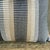 Designer Lumber Pillow in Blue Tan & White Stripe Includes Down Feather Insert For Sale - Image 4 of 6