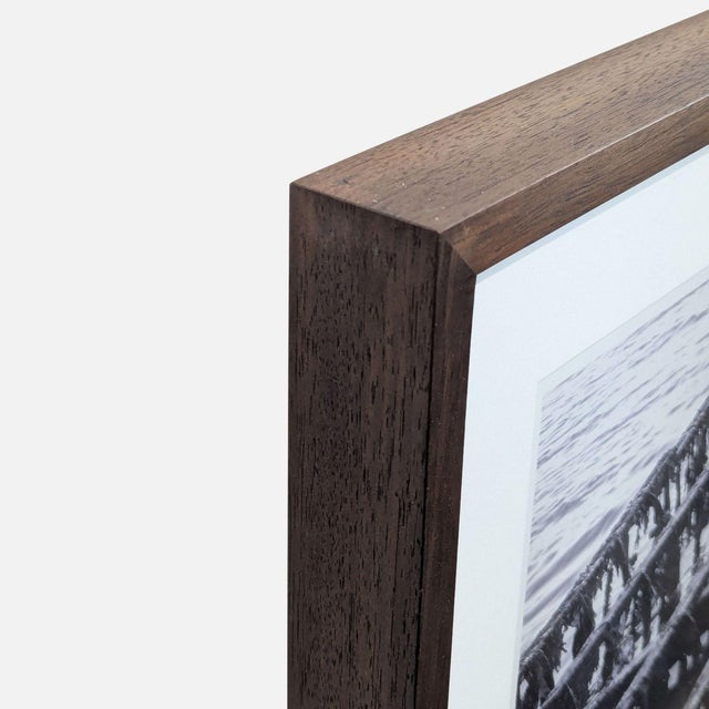 Framed Ruben Robledo “The Magic Is Ready” Black and White Print of Pier Structure For Sale In San Francisco - Image 6 of 6