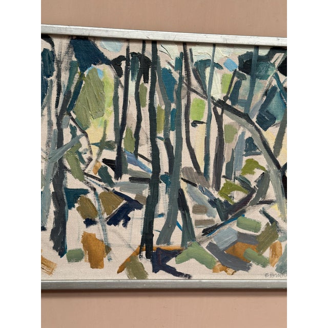Bengt Forsberg, Spring in Kvarnbo, 1950, Oil on Panel, Framed For Sale - Image 8 of 15