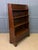 A very good Victorian period mahogany waterfall open bookcase. Of very good construction and of generous proportions....