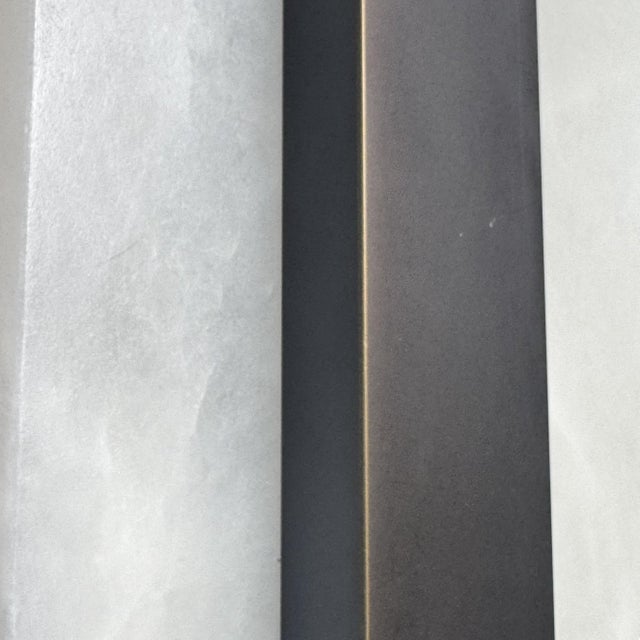 Isabelle Stanislaas Candlelight No.1 Alabaster & Brass From Eteline, a Pair For Sale In San Diego - Image 6 of 7