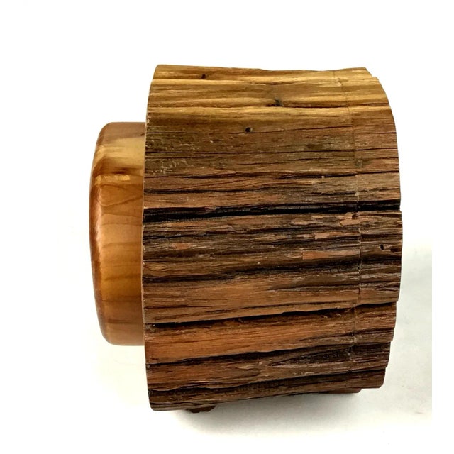 Contemporary Artisanal Wood Jewelry Box For Sale - Image 3 of 13