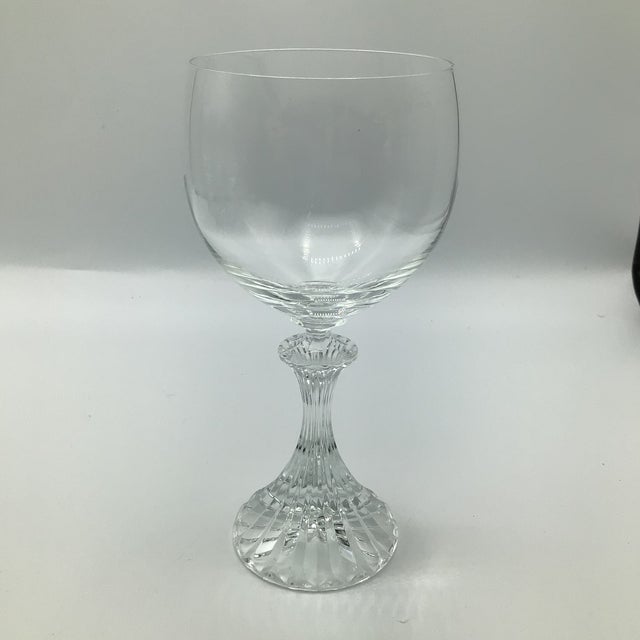 Mikasa Vintage Mikasa Ritz Crystal Water Goblets-Set of 6 For Sale - Image 4 of 12