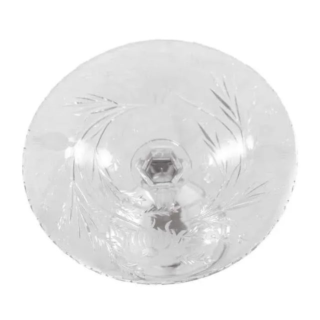 Sterling and Crystal Compote - A Pair For Sale - Image 4 of 6