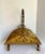 Vintage Gilt Gold Hammered Metal Firewood Holder For Sale - Image 9 of 9