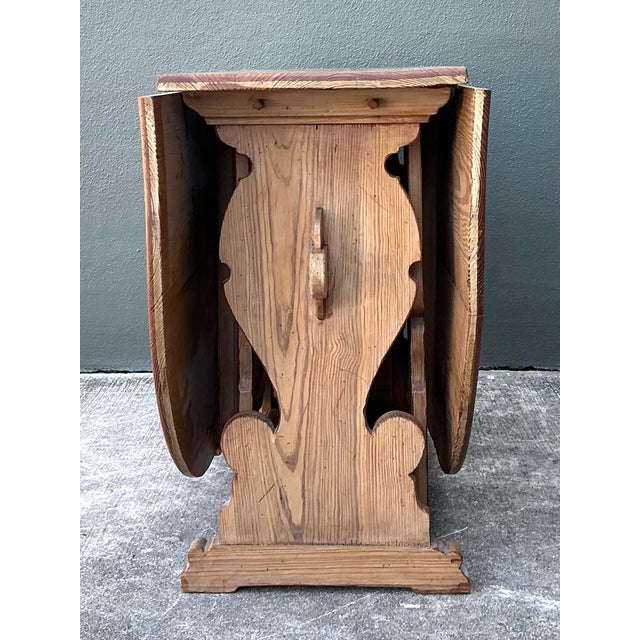 Vintage Drop Leaf Dining Table For Sale - Image 11 of 12