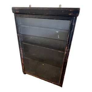 Mid 20th Century Country Store Wall Hanging Display Cabinet –