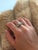 Metal 1 Ct Brilliant Round Center Diamond, 2 Ct 14 Karat White Gold Engagement Ring For Sale - Image 7 of 8