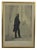 American Antique Framed Silhouette Lithograph Prints of Brown Kellogg & Forsyth Macomb, Framed - a Pair For Sale - Image 3 of 12