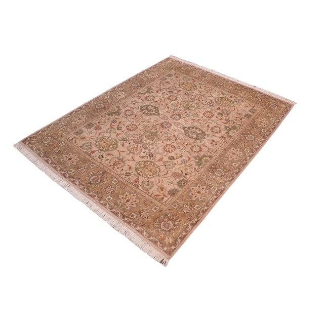 Designed with mesmerizing intricacy and gorgeous color palette, this hand-knotted masterpiece demonstrates the beauty and...