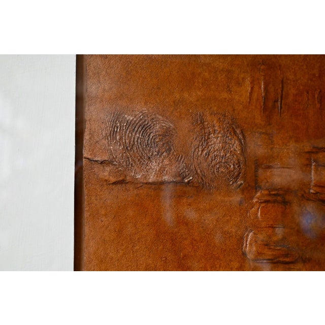 Italian Brutalist Bas-Relief in Paper Pulp, 1960s For Sale - Image 6 of 9