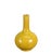 Yellow Long Neck Vase For Sale - Image 4 of 4