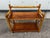 1970s rattan shelf standing on legs