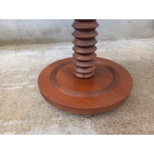 Pedestal Tables in the style of Charles Dudouyt, 1930s, Set of 2 For Sale - Image 17 of 18