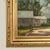 Green Vintage Tropical Landscape Painting With Houses by Melville F. Stark For Sale - Image 8 of 12