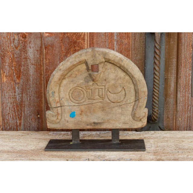 Gray 19th Century Bastar Shiva Tribal Art on Stand For Sale - Image 8 of 8