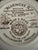 American 1930s Bluenose II Schooner Wine Drink Coaster, Brown Transferware Sailing Plate, Made in England For Sale - Image 3 of 4