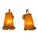 Muller Frères Vintage Art Deco Brass Wall Sconces with Signed Glass Shades by Muller Frères, France, 1920s, Set of 2 For Sale - Image 4 of 7