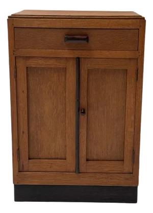 Art Deco Modern Cabinet with Drawer, 1920s