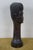 Vintage African Folk Art Carved Blackwood Tribal Warrior Head Bust Sculpture 18" For Sale - Image 6 of 14