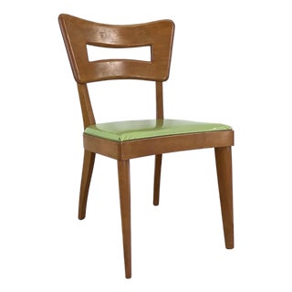 Heywood-Wakefield Sculpted Back Desk or Dining Chair For Sale