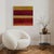Contemporary Rebecca Koury Original "Soul Talk" Crimson Burgundy Diptych Contemporary Abstract Painting, Acrylic on Canvas, Carmel California Art, 2021 For Sale - Image 3 of 4