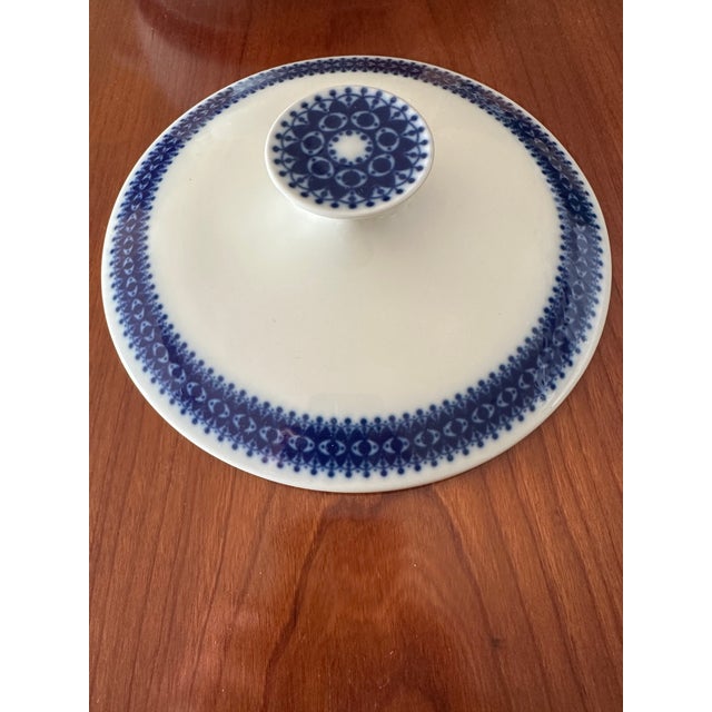 Ceramic 1960's McM, Lisette by Thomas, Germany, Round Covered Vegetable Dish, Terrine For Sale - Image 7 of 15