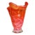 Vintage Fenton Art Glass Handkerchief Vase – Mid Century Modern Ruffled Glass Decor For Sale