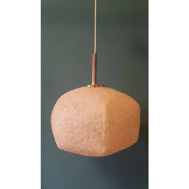 Granulat Rotaflex Hanging Lamp, 1960s, in Very Good conditions. Designed 1960 to 1969 This piece is attributed to the...
