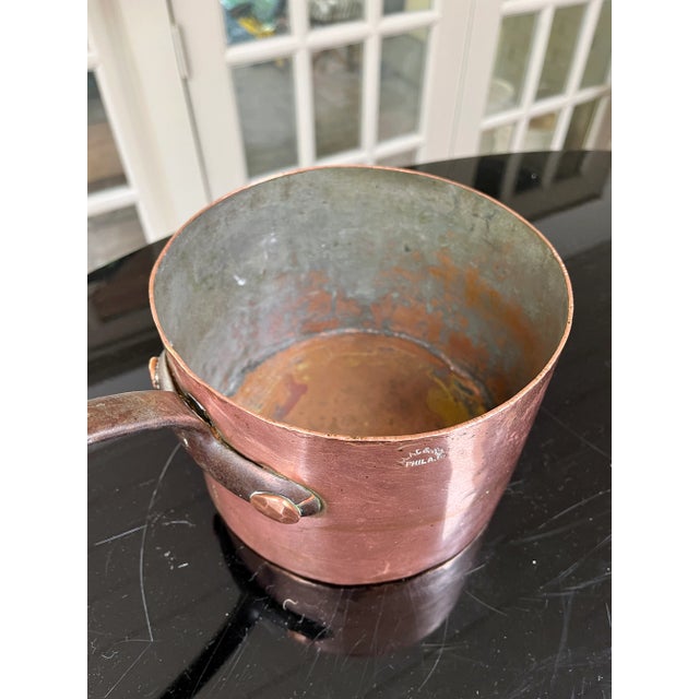 Antique v. Olac & Sons Copper Saucepan Chairish