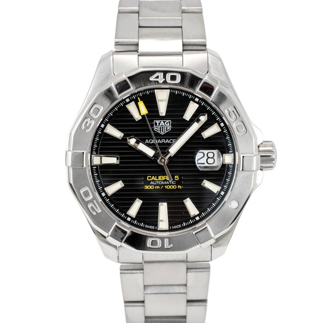 Brand: Tag Heuer Gender: Men's Metal Type: Stainless Steel Length: 7.75 mm Diameter: 43.00 mm Weight: 202.67 grams TAG...