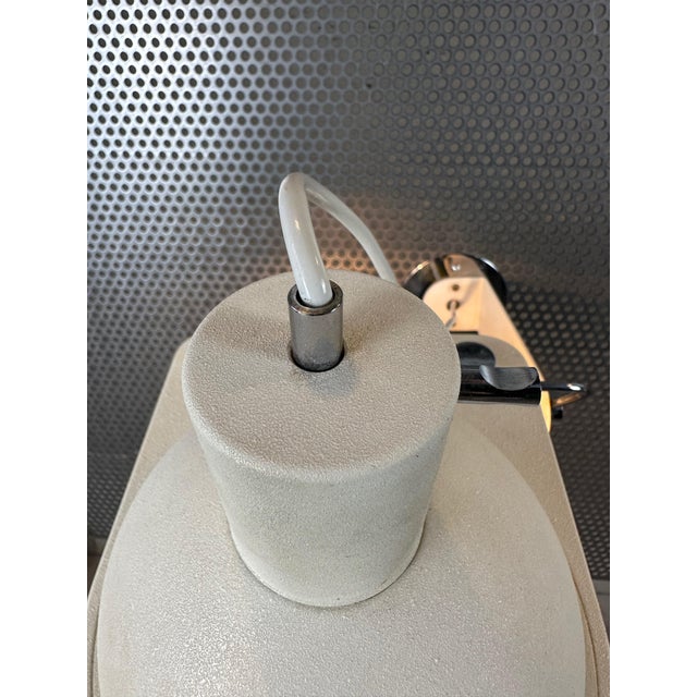 Vintage Italian White Satin Wall Lamp by Grignani for Luci, 1970s For Sale - Image 6 of 11