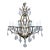 1910s French Style Brass Chandelier For Sale