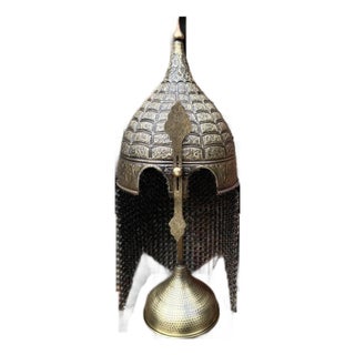 Hand-Forged Ottoman Turban Helmet For Sale