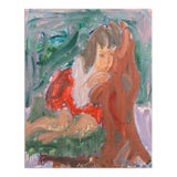'Seated Girl, Leslie' by Victor DI Gesu, 1971, Paris, Louvre, Académie Chaumière, Los Angeles County Museum of Art, San Francisco Art Association For Sale