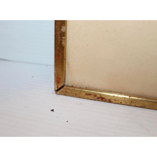 Paper Beautiful Drawing of Two Figures by Bernice Bauer For Sale - Image 7 of 10