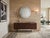 Late 20th Century Round Mirrored Glass Wall Mirror, 1970s For Sale - Image 5 of 6