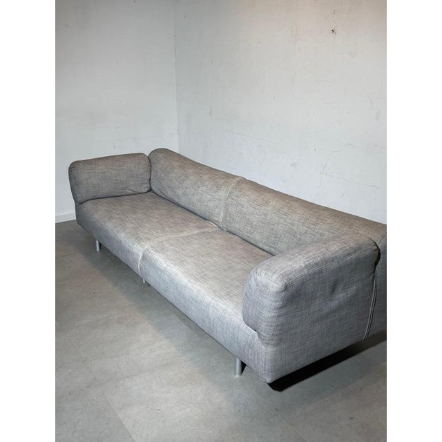 Met 250 Sofa in Grey Fabric from Cassina For Sale - Image 4 of 11