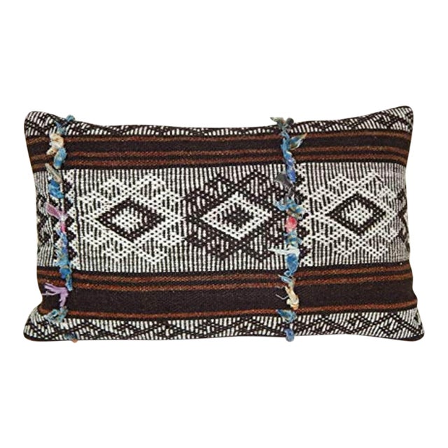 Vintage Goat Hair Kilim Pillow For Sale