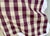 Contemporary Plum Textiles Wales Check Fig Linen For Sale - Image 3 of 3