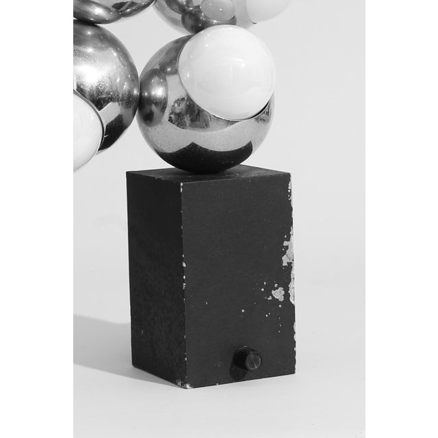 Mid-Century Modern Mid 20th Century Robert Sonneman Molecule Table Lamp For Sale - Image 3 of 5