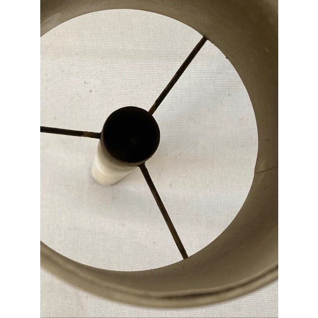 Modern Vintage Modern Style Toleware Metal Small Lamp Shade With Sleeve For Sale - Image 3 of 6