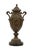 Hollywood Regency Bronze French Lidded Urn With Handles on Marble Base C. 1950s For Sale - Image 4 of 6