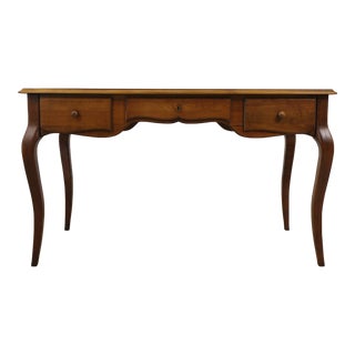 Grange French Cherry 3 Drawer Writing Desk For Sale