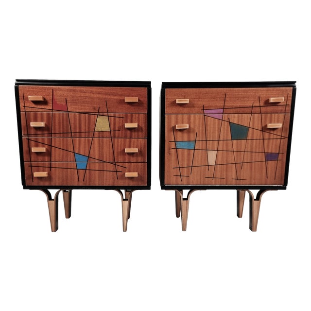 Vintage Bedside Tables, 1970s, Set of 2 For Sale