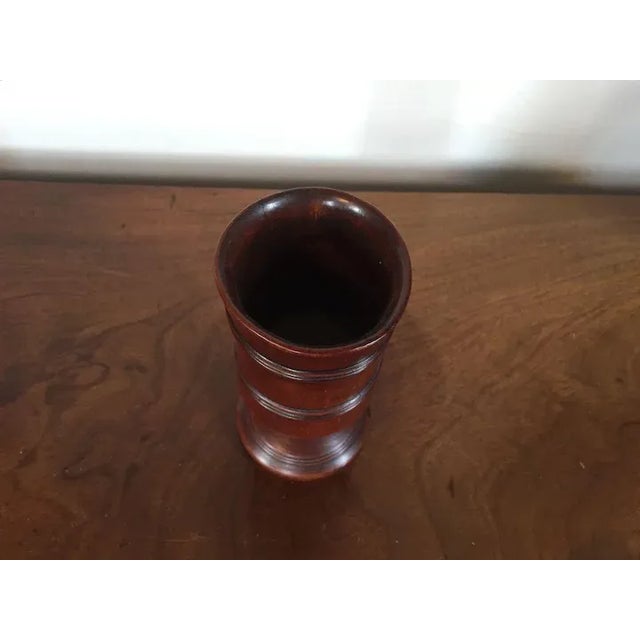 Early 19th Century English George III Wood Goblet Vase For Sale In New York - Image 6 of 11