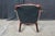 Antique Hepplewhite Carved Mahogany Oval Wheel Back Dining Side Desk Chair For Sale - Image 14 of 18