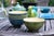 Handcrafted Blue & Green Cereal Bowls - Set of 4 For Sale In San Francisco - Image 6 of 7
