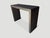 Contemporary Andrianna Shamaris Minimalist Charred Suar Wood Console For Sale - Image 3 of 5